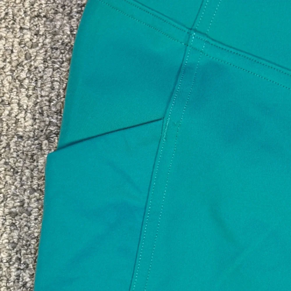 Lululemon Wunder Train High Rise Tight Pockets Size 4 Teal 23.5 Inseam - Picture 8 of 11